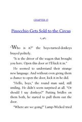 27 Pinocchio Carlo Collodi 15 Pinocchio Gets Sold to the Circus -- 绘本听读宝在线台词全文