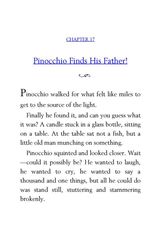 27 Pinocchio Carlo Collodi 17 Pinocchio Finds His Father! -- 绘本听读宝在线台词全文