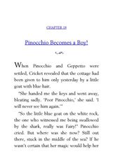 27 Pinocchio Carlo Collodi 18 Pinocchio Becomes a Boy! -- 绘本听读宝在线台词全文