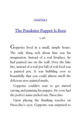27 Pinocchio Carlo Collodi 2 The Prankster Puppet Is Born -- 绘本听读宝在线台词全文