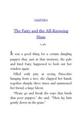 27 Pinocchio Carlo Collodi 6 The Fairy and the All-Knowing Nose -- 绘本听读宝在线台词全文