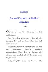 27 Pinocchio Carlo Collodi 7 Fox and Cat and the Field of Wonders -- 绘本听读宝在线台词全文