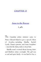 03 Anne of Green Gables Lucy Maud Montgomery 13 Anne to the Rescue -- 绘本听读宝在线台词全文