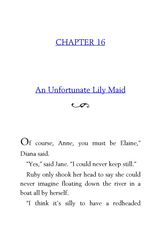 03 Anne of Green Gables Lucy Maud Montgomery 16 An Unfortunate Lily Maid -- 绘本听读宝在线台词全文