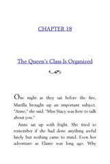 03 Anne of Green Gables Lucy Maud Montgomery 18 The Queen’s Class Is Organized -- 绘本听读宝在线台词全文