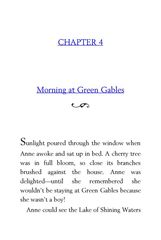 03 Anne of Green Gables Lucy Maud Montgomery 4 Morning at Green Gables -- 绘本听读宝在线台词全文