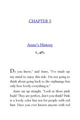 03 Anne of Green Gables Lucy Maud Montgomery 5 Anne’s History -- 绘本听读宝在线台词全文