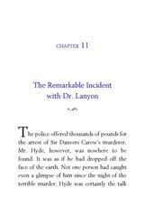 31 The Strange Case of Dr. Jekyll and Mr. Hyde Robert Louis Stevenson 11 The Remarkable Incident with Dr. Lanyon -- 绘本听读宝在线台词全文