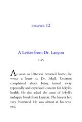 31 The Strange Case of Dr. Jekyll and Mr. Hyde Robert Louis Stevenson 12 A Letter from Dr. Lanyon -- 绘本听读宝在线台词全文