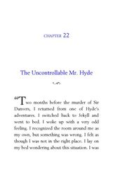 31 The Strange Case of Dr. Jekyll and Mr. Hyde Robert Louis Stevenson 22 The Uncontrollable Mr. Hyde -- 绘本听读宝在线台词全文