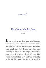 31 The Strange Case of Dr. Jekyll and Mr. Hyde Robert Louis Stevenson 7 The Carew Murder Case -- 绘本听读宝在线台词全文
