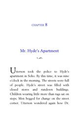 31 The Strange Case of Dr. Jekyll and Mr. Hyde Robert Louis Stevenson 8 Mr. Hyde’s Apartment -- 绘本听读宝在线台词全文