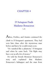 32 The Three Musketeers Alexandre Dumas 4 D’Artagnan Finds Madame Bonacieux -- 绘本听读宝在线台词全文