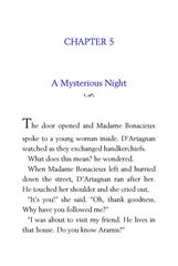 32 The Three Musketeers Alexandre Dumas 5 A Mysterious Night -- 绘本听读宝在线台词全文