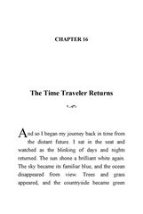 33 The Time Machine H. G. Wells 16 The Time Traveler Returns -- 绘本听读宝在线台词全文