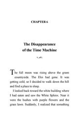 33 The Time Machine H. G. Wells 6 The Disappearance of the Time Machine -- 绘本听读宝在线台词全文