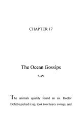 34 The Voyages of Doctor Dolittle Hugh Lofting 17 The Ocean Gossips -- 绘本听读宝在线台词全文