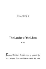 34 The Voyages of Doctor Dolittle Hugh Lofting 8 The Leader of the Lions -- 绘本听读宝在线台词全文