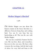 37 Animal Stories Diane Namm 12 Mother Magpie’s Mischief -- 绘本听读宝在线台词全文