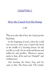 37 Animal Stories Diane Namm 2 How the Camel Got His Hump -- 绘本听读宝在线台词全文