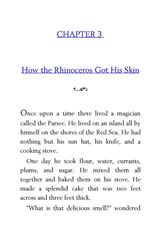 37 Animal Stories Diane Namm 3 How the Rhinoceros Got His Skin -- 绘本听读宝在线台词全文