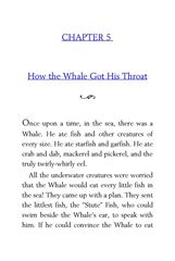 37 Animal Stories Diane Namm 5 How the Whale Got His Throat -- 绘本听读宝在线台词全文