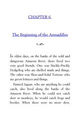 37 Animal Stories Diane Namm 6 The Beginning of the Armadillos -- 绘本听读宝在线台词全文