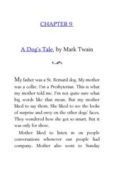 37 Animal Stories Diane Namm 9 A Dog’s Tale, by Mark Twain -- 绘本听读宝在线台词全文