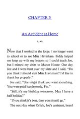 41 Great Expectations Charles Dickens 5 An Accident at Home -- 绘本听读宝在线台词全文