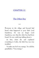 44 Little Lord Fauntleroy Frances Hodgson Burnett 12 The Other Boy -- 绘本听读宝在线台词全文