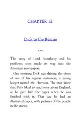 44 Little Lord Fauntleroy Frances Hodgson Burnett 13 Dick to the Rescue -- 绘本听读宝在线台词全文