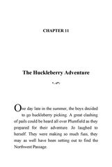 45 Little Men Louisa May Alcott 11 The Huckleberry Adventure -- 绘本听读宝在线台词全文