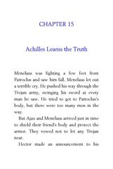 49 The Iliad Homer 15 Achilles Learns the Truth -- 绘本听读宝在线台词全文