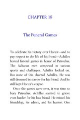 49 The Iliad Homer 18 The Funeral Games -- 绘本听读宝在线台词全文
