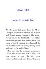 49 The Iliad Homer 6 Hector Returns to Troy -- 绘本听读宝在线台词全文