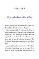 49 The Iliad Homer 8 Hera and Athena Make a Plan -- 绘本听读宝在线台词全文