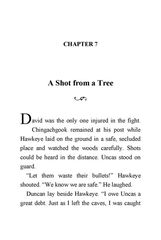 50 The Last of the Mohicans James Fenimore Cooper 7 A Shot from a Tree -- 绘本听读宝在线台词全文