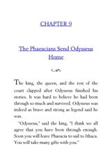 52 The Odyssey Homer 9 The Phaeacians Send Odysseus Home -- 绘本听读宝在线台词全文