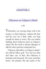 52 The Odyssey Homer 3 Odysseus on Calypso’s Island -- 绘本听读宝在线台词全文