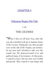 52 The Odyssey Homer 5 Odysseus Begins His Tale -- 绘本听读宝在线台词全文