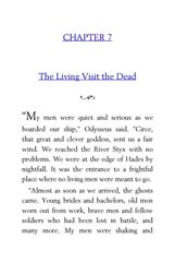 52 The Odyssey Homer 7 The Living Visit the Dead -- 绘本听读宝在线台词全文