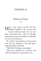54 The Red Badge of Courage Stephen Crane 16 Return to Camp -- 绘本听读宝在线台词全文