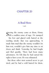 54 The Red Badge of Courage Stephen Crane 20 A Real Hero -- 绘本听读宝在线台词全文