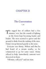 54 The Red Badge of Courage Stephen Crane 21 The Conversation -- 绘本听读宝在线台词全文