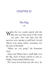 54 The Red Badge of Courage Stephen Crane 23 The Flag -- 绘本听读宝在线台词全文