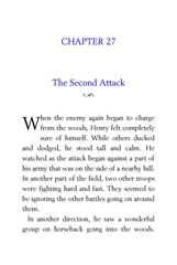 54 The Red Badge of Courage Stephen Crane 27 The Second Attack -- 绘本听读宝在线台词全文