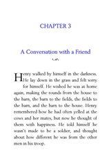 54 The Red Badge of Courage Stephen Crane 3 A Conversation with a Friend -- 绘本听读宝在线台词全文