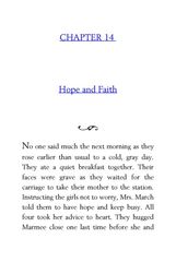 06 Little Women Louisa May Alcott 14 Hope and Faith -- 绘本听读宝在线台词全文