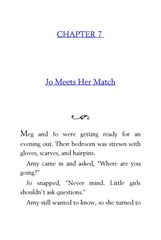 06 Little Women Louisa May Alcott 7 Jo Meets Her Match -- 绘本听读宝在线台词全文