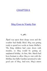 06 Little Women Louisa May Alcott 8 Meg Goes to Vanity Fair -- 绘本听读宝在线台词全文